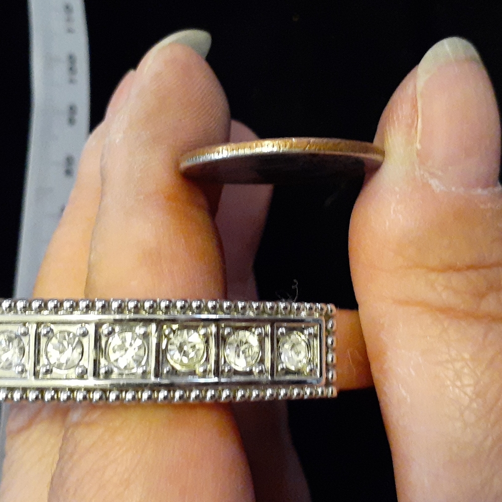 Clear cz bangle - Picture 7 of 7